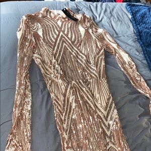 All into one pants sequin set